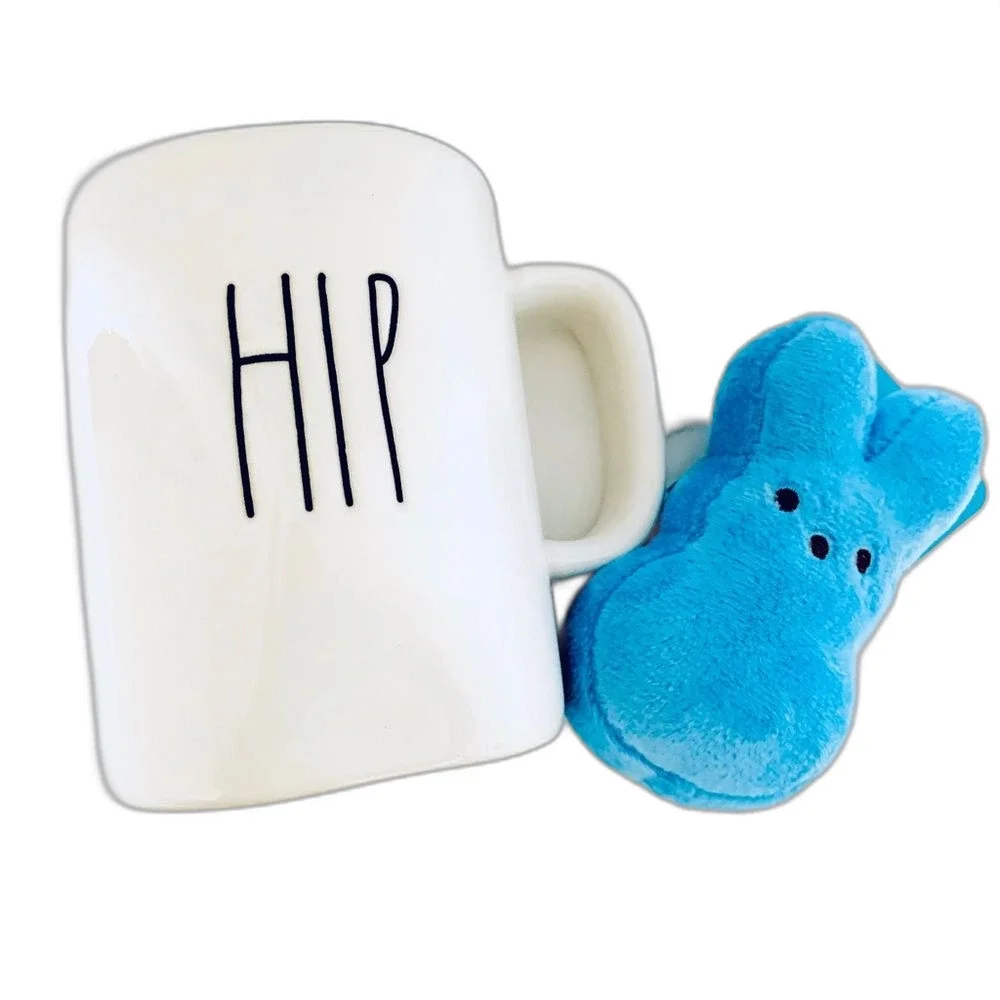 Rae Dunn Hip‎ Hop Easter Mug Pink Or Blue You Choose